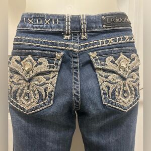 L.A. idol Women's Embellished Jeans